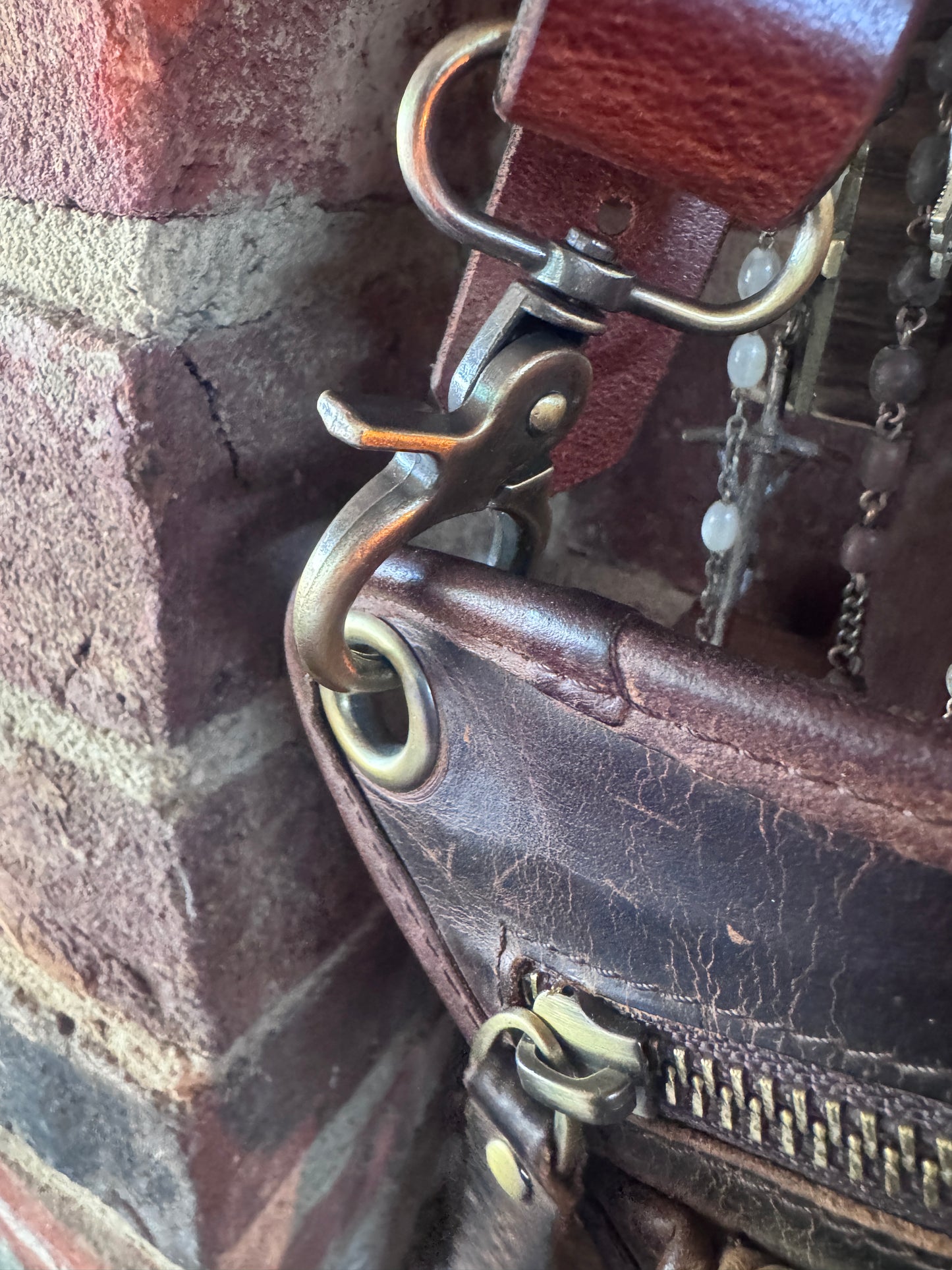 Patina Culture Side Bag - Tobacco