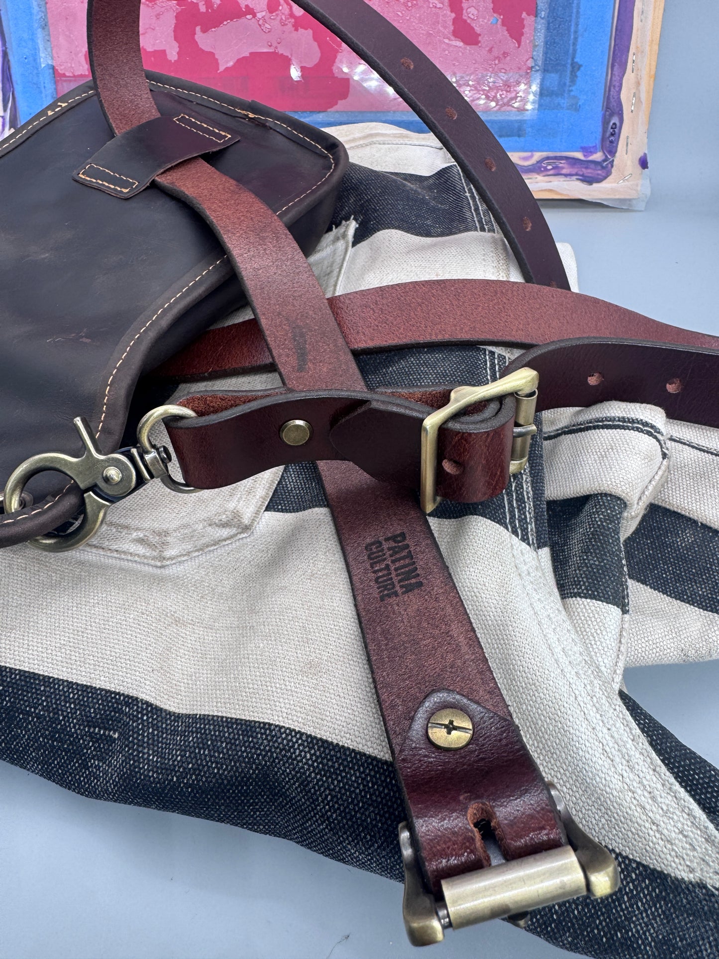 Patina Culture Side Bag - Tobacco