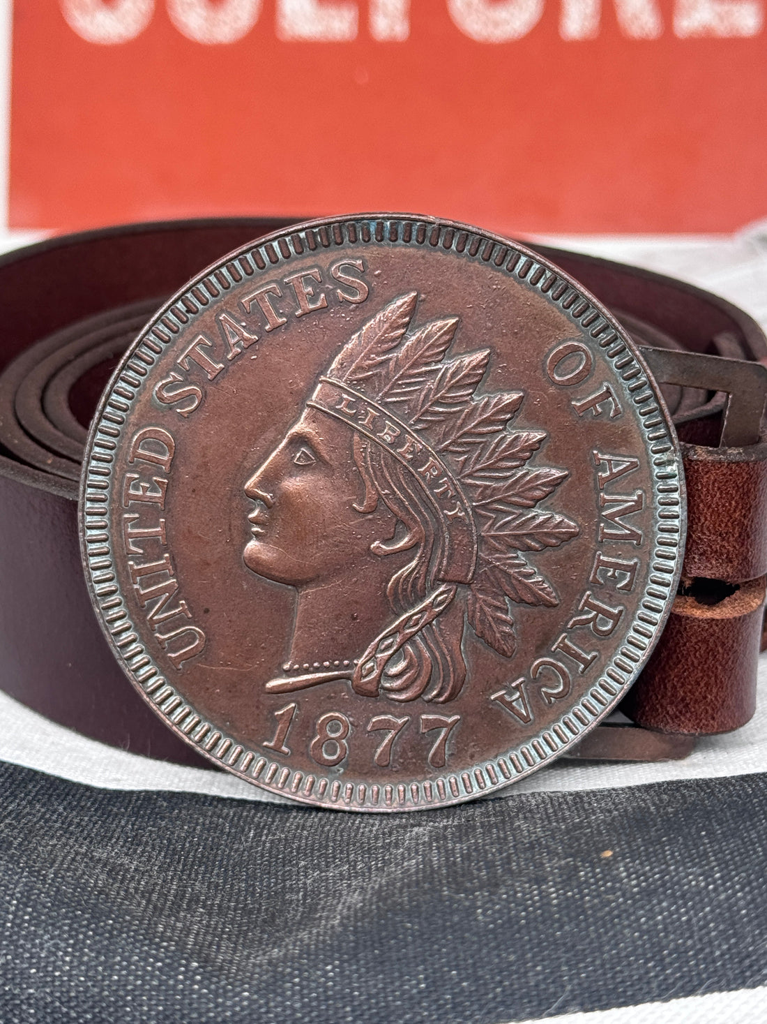 The 1877 Liberty Cent Buckle