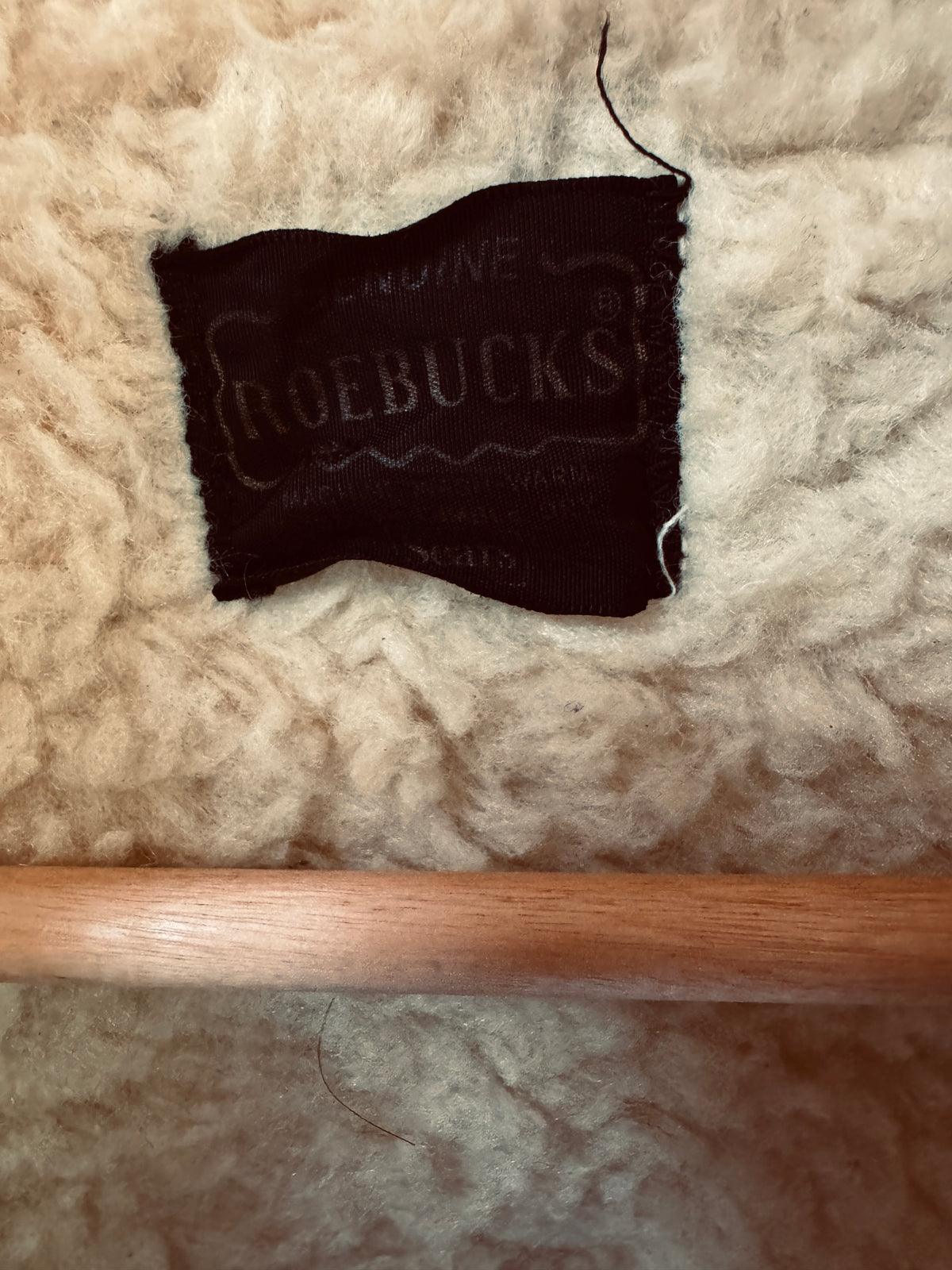 Sears Roebucks Denim Vintage Sherpa