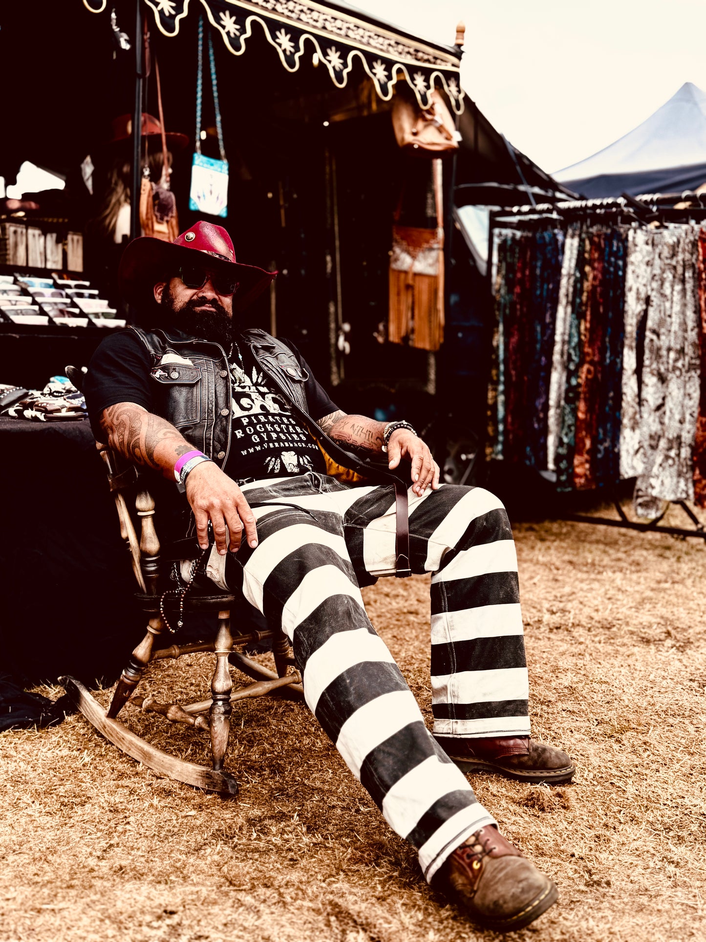 The Devils Cloth Striped Pants