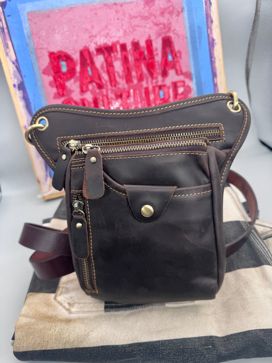 Patina Culture Side Bag - Tobacco