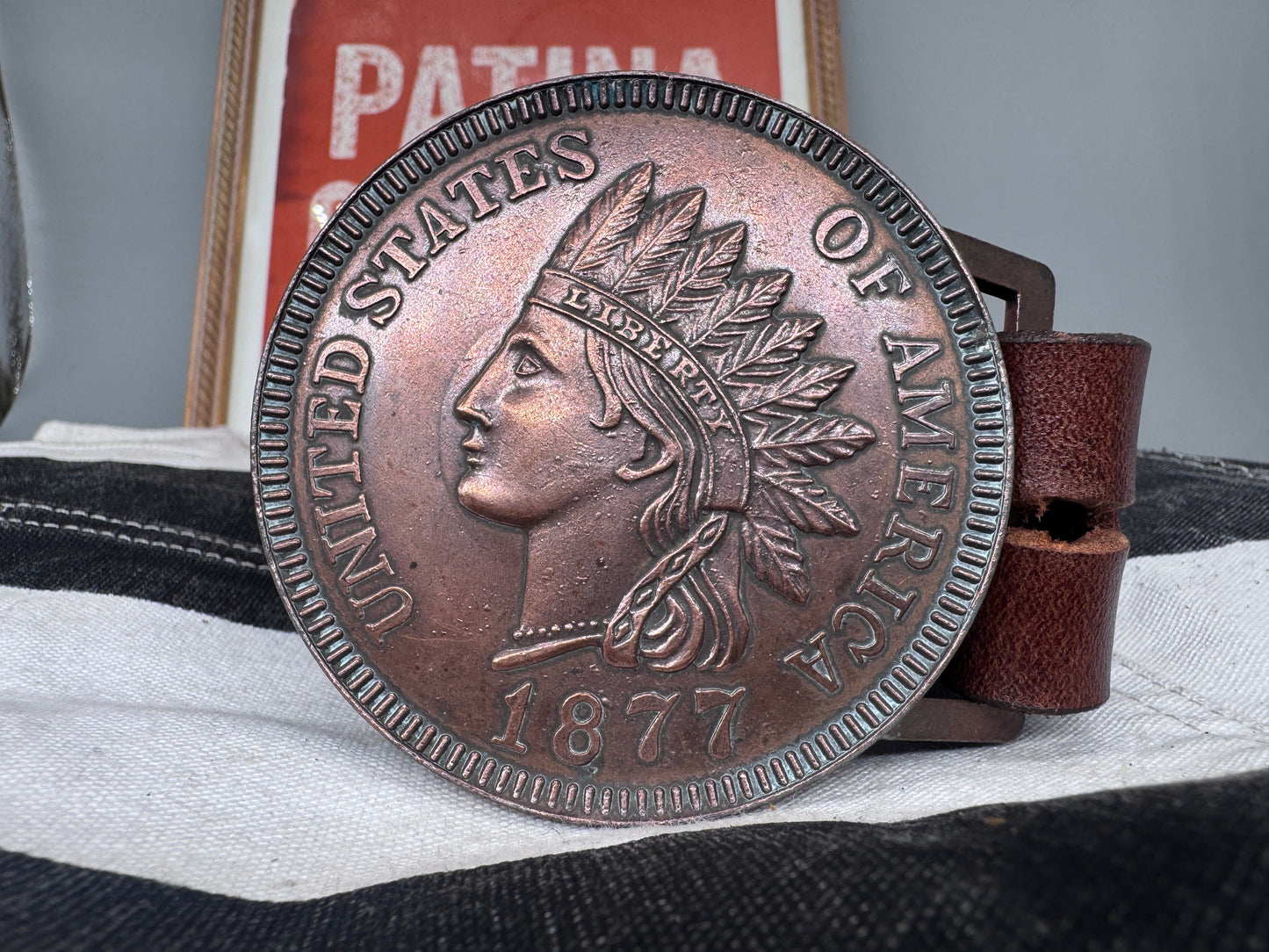 The 1877 Liberty Cent Buckle