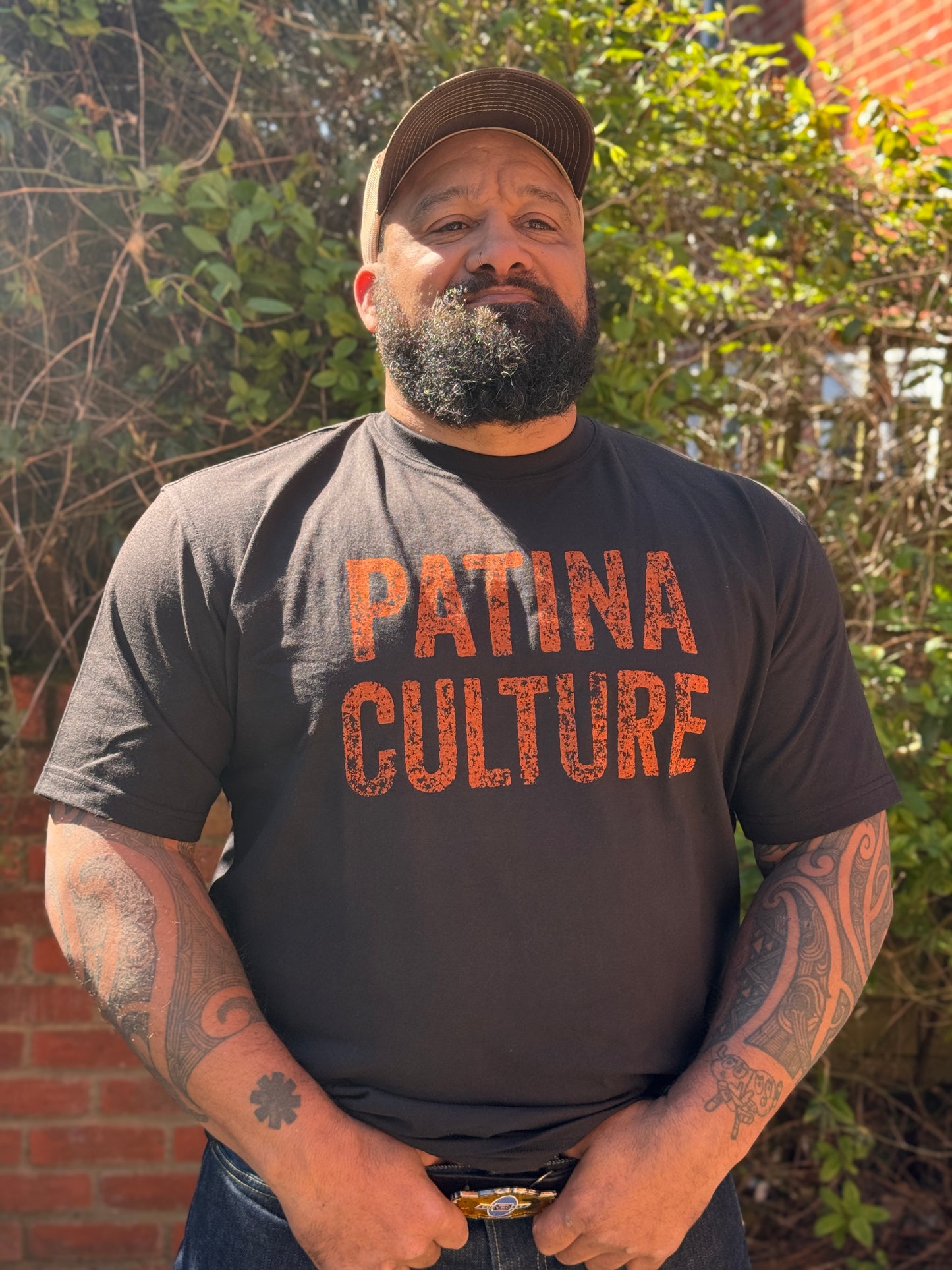Patina Culture Black Tee